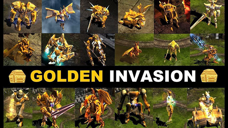 Hướng dẫn sự kiện Binh Đoàn Hoàng Kim (Golden Invasion) Mu Online