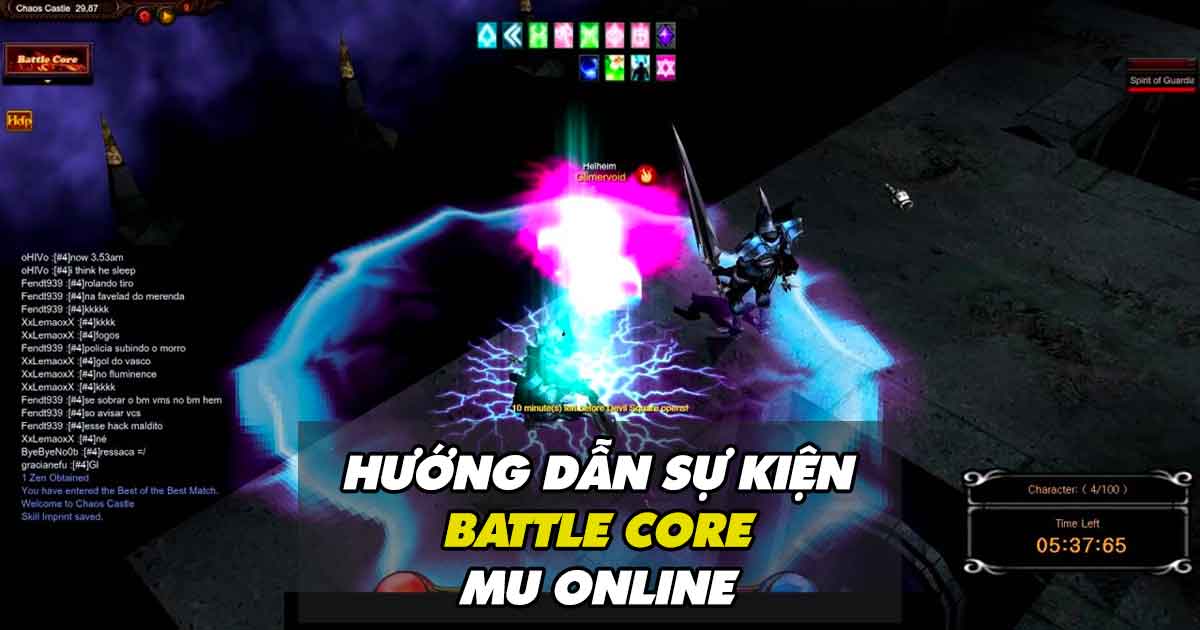 Hướng dẫn sự kiện Battle Core trong game Mu Online